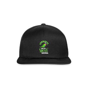 Lieblingstier - Lori - Snapback Cap - Schwarz/Schwarz - Vorne