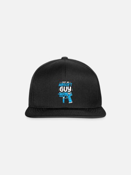 Airsoft Just An Airsoft Guy - Snapback Cap - Schwarz/Schwarz