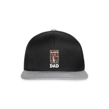 Braque de l'Ariège Papa - Snapback Cap - Schwarz/Grau - Vorne