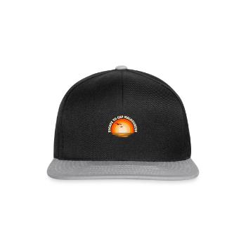 Je fuis vers Cap Malheureux - Casquette snapback - noir/gris - Devant