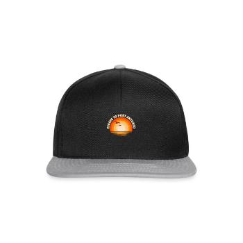 Je fuis à Port Antonio - Casquette snapback - noir/gris - Devant