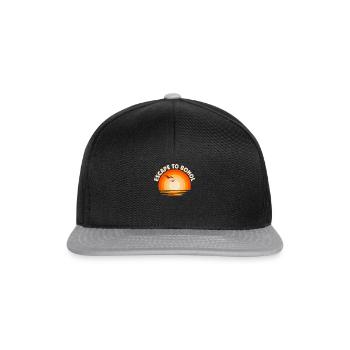 I'm fleeing to Bohol - Snapback Cap - black/grey - Front