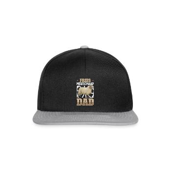 East Frisian Dairy Sheep Papa - Snapback Cap - black/grey - Front