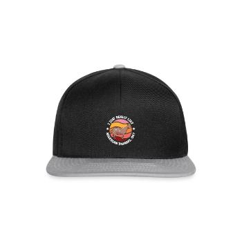 I love my African pygmy goat - Snapback Cap - black/grey - Front