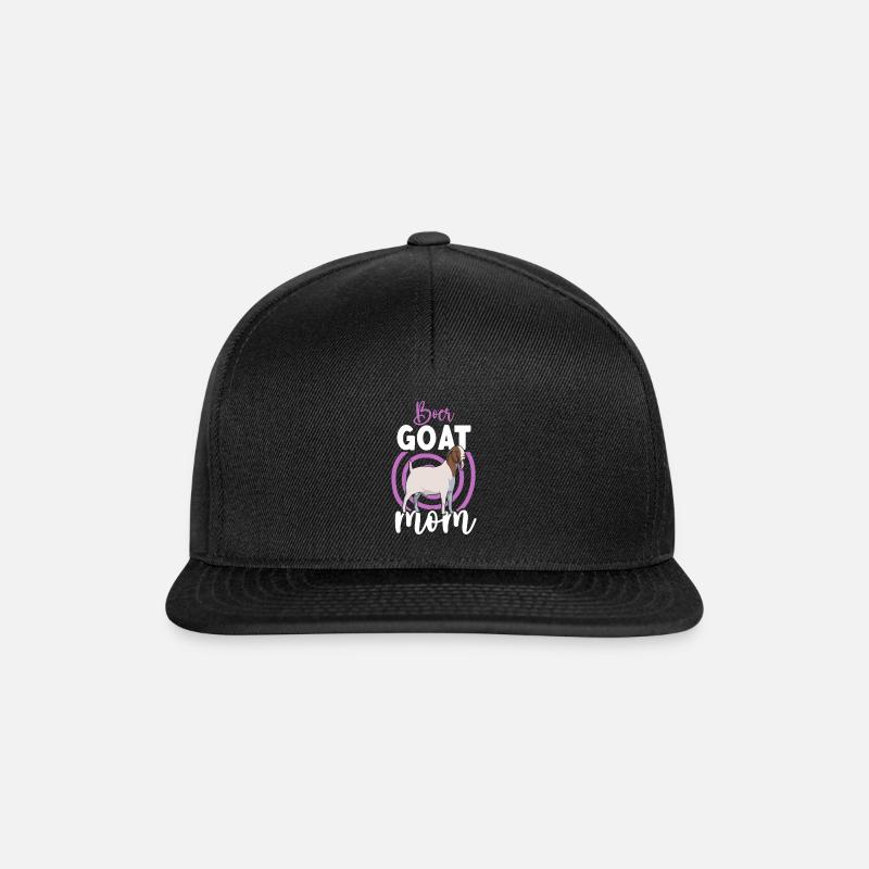 Mama einer Burenziege - Snapback Cap - Schwarz/Schwarz