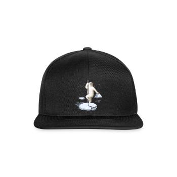 Danseur Pôle Nord drôle Polce Danse FitnessSHIRT - Casquette snapback - noir/noir - Devant
