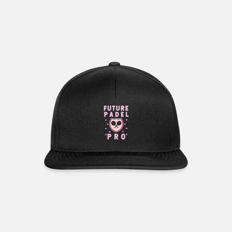 Future Padel Tennis Pro - Casquette snapback - noir/noir