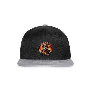 Fuchs Fire Brigade - Snapback Cap - black/grey - Front