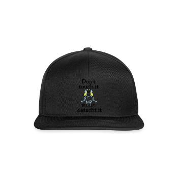 dont touch it Unicorn - Casquette snapback - noir/noir - Devant