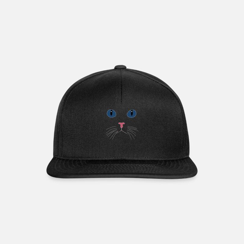 CHAT NOIR - Casquette snapback - noir/noir
