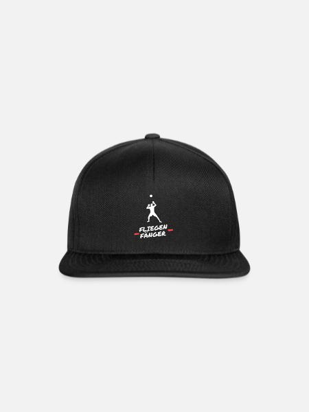 Fliegenfänger - Snapback Cap - Schwarz/Schwarz