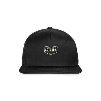 Timeless Style for Actuaries - Snapback Cap - black/black - Front