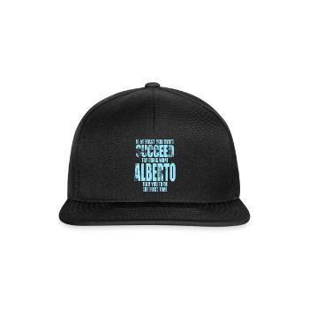 Nom Alberto - Casquette snapback - noir/noir - Devant