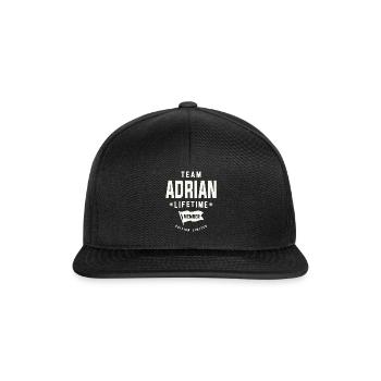 Membre à vie de l’équipe Adrian Funny Name Adrian - Casquette snapback - noir/noir - Devant