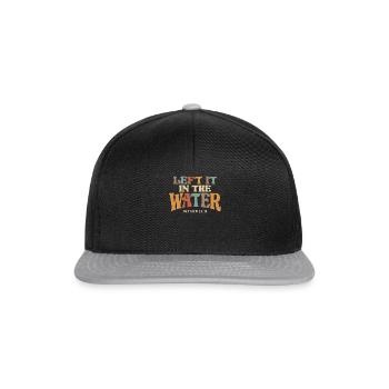Left It In The Water Baptism Faith - Snapback Cap - black/grey - Front