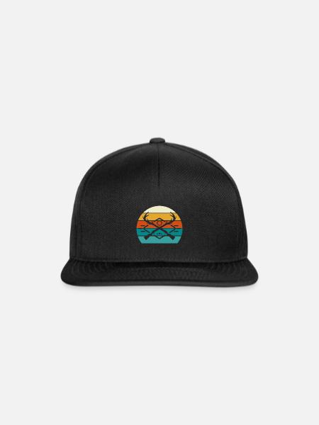 Hunter für Jäger - Snapback Cap - Schwarz/Schwarz