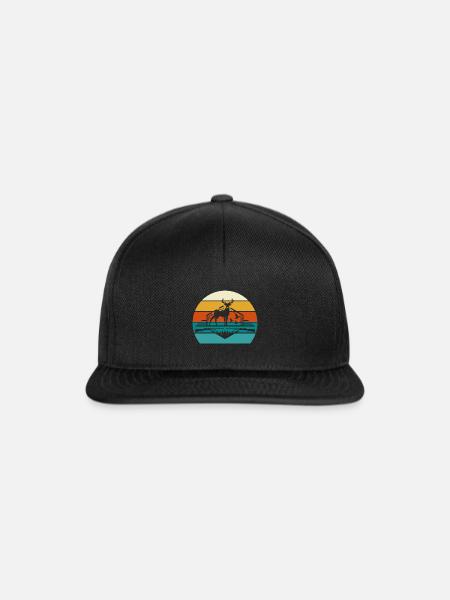 Hunter für Jäger - Snapback Cap - Schwarz/Schwarz
