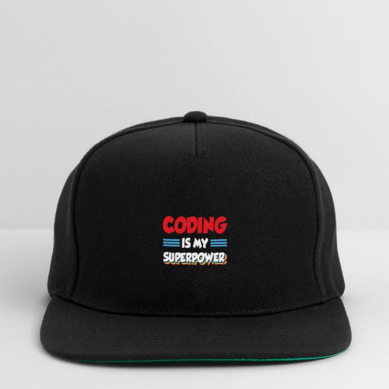 Coding Is My Superpower Programming Coder Computer Snapback Cap