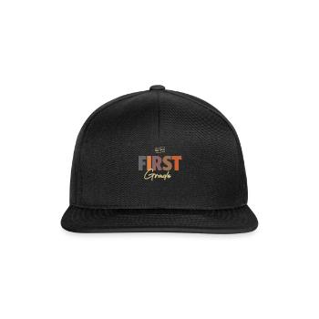 Oh Hey First Grade, Back To School - Snapback Cap - black/black - Front