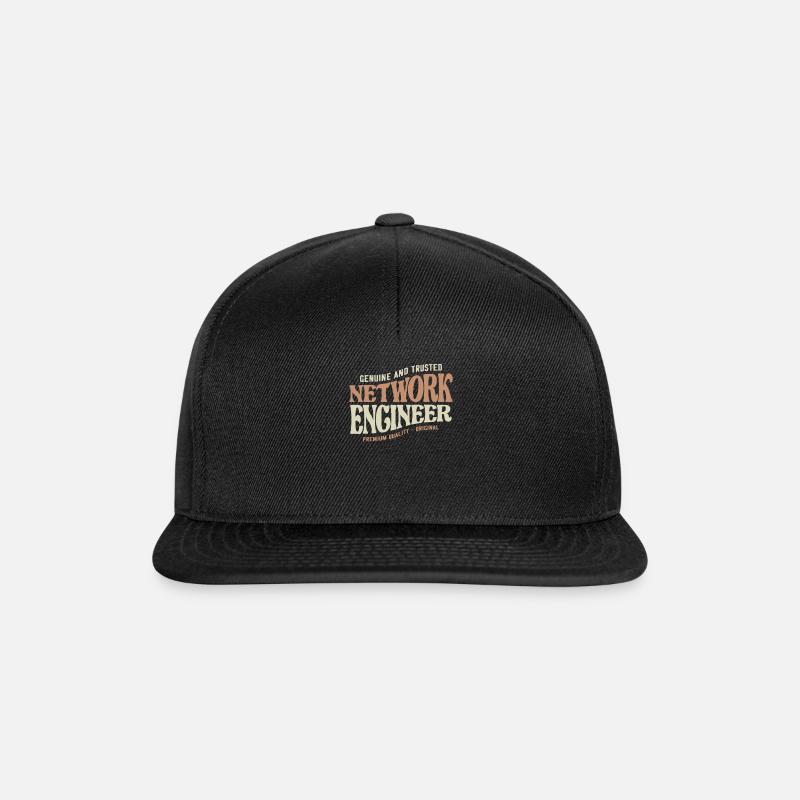Proud Network Engineer - Snapback Cap - black/black