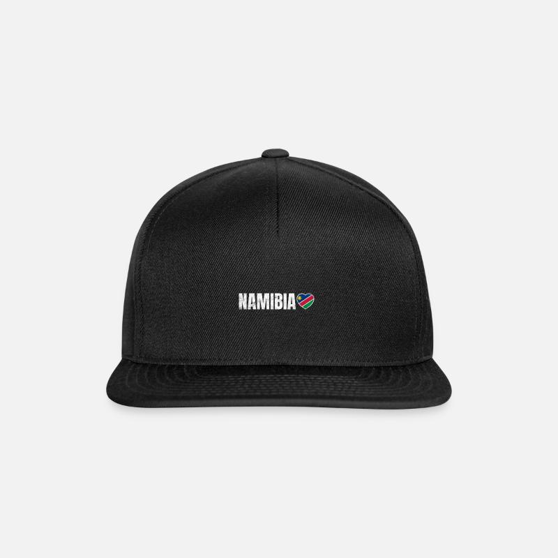 Namibia - Snapback Cap - Schwarz/Schwarz