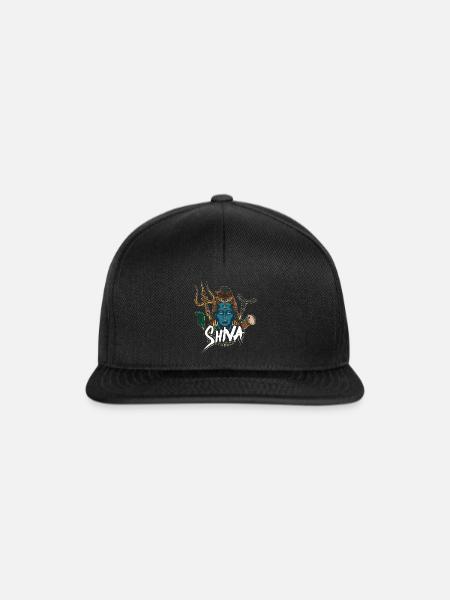 Don de divinité hindouisme Shiva - Casquette snapback - noir/noir
