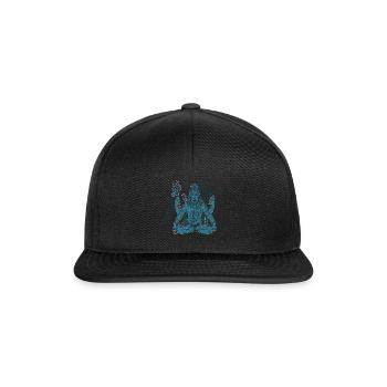 Shiva Hindu god Nataraja Bhairava - Snapback Cap - black/black - Front
