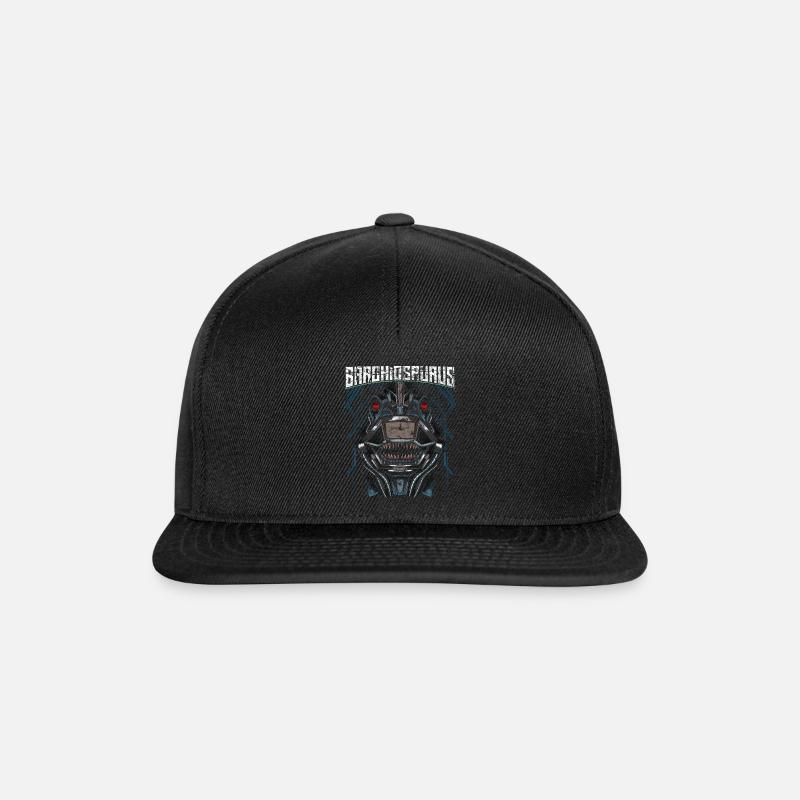 Robot Dino - Snapback Cap - black/black