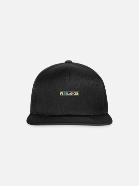 Freelancer Painter - Snapback Cap - Schwarz/Schwarz