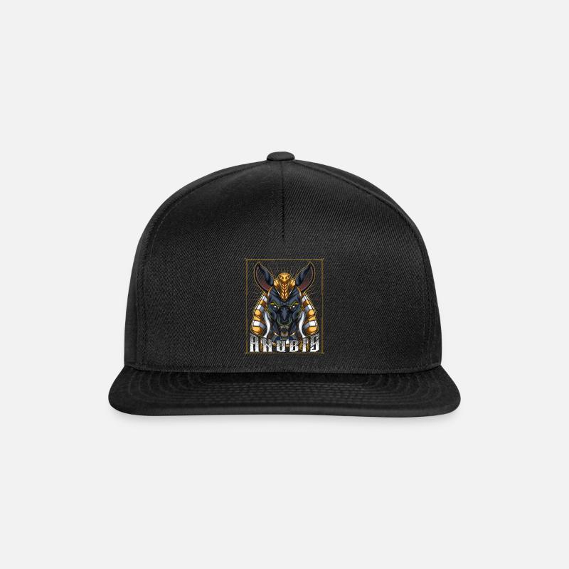 Anubis - Casquette snapback - noir/noir