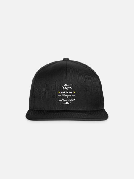 Sternzeichen Skorpion Sterne Astrologie Geschenk - Snapback Cap - Schwarz/Schwarz