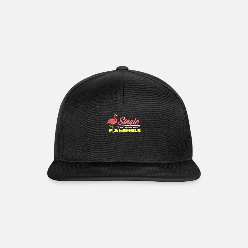 Flamingo - Snapback Cap - Schwarz/Schwarz