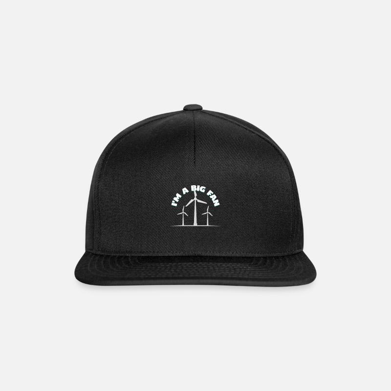Windenergie - Snapback Cap - Schwarz/Schwarz