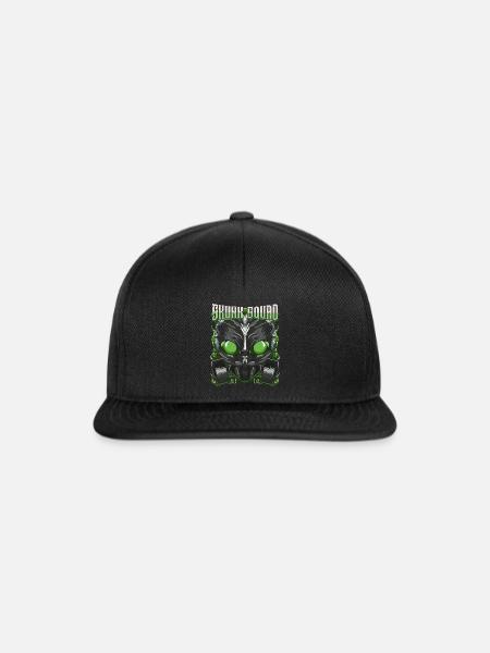 Stinktier - Snapback Cap - Schwarz/Schwarz