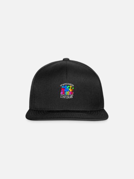 Ballon Tier Professional Ballon Tier Geschenk - Snapback Cap - Schwarz/Schwarz