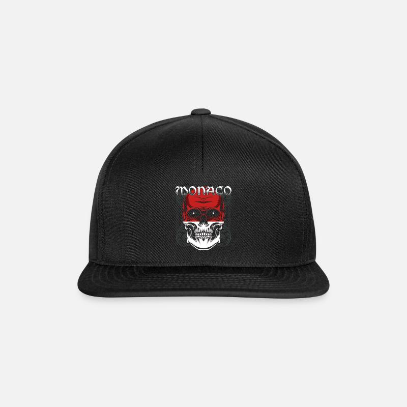 Monaco - Snapback Cap - Schwarz/Schwarz
