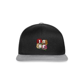 Saint Valentin - Casquette snapback - noir/gris - Devant