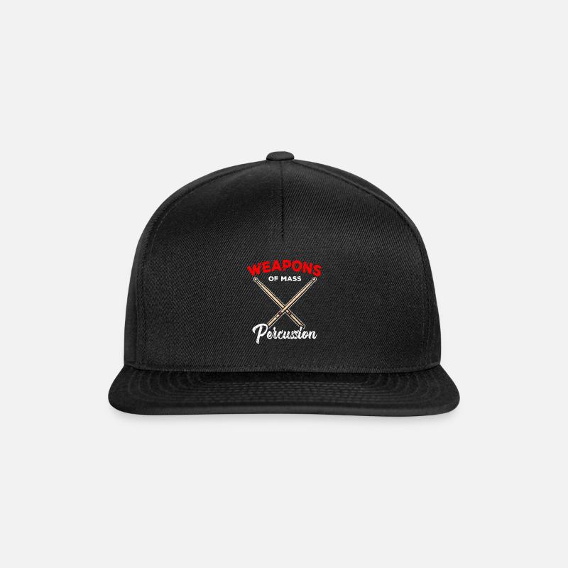 Batterie Percussion Percussion - Casquette snapback - noir/noir
