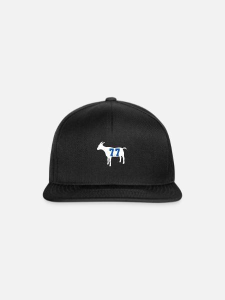 Basketball Streetball Bball Doncic Goat Geschenk - Snapback Cap - Schwarz/Schwarz