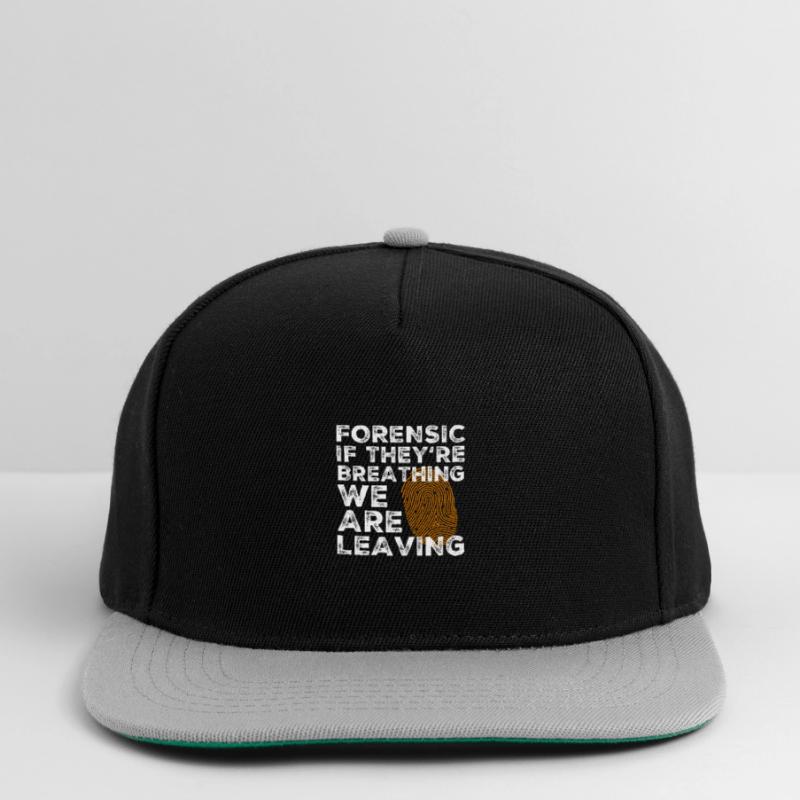 Forensics Forensic Forensics Forensic Science Gift Snapback Cap
