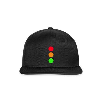 Feux de signalisation - Casquette snapback - noir/noir - Devant