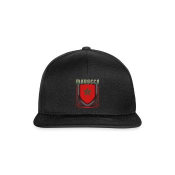 Maroc - Casquette snapback - noir/noir - Devant