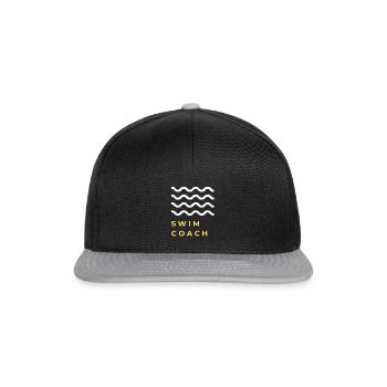 Swimming Swimmers Swimming Instructor Water Sports - Snapback Cap - black/grey - Front
