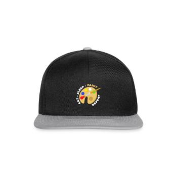 Malen - Snapback Cap - Schwarz/Grau - Vorne