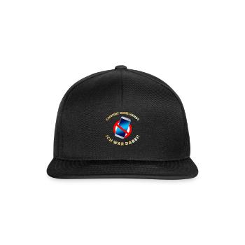 Kindheit ohne Handy ich war dabei - Snapback Cap - Schwarz/Schwarz - Vorne