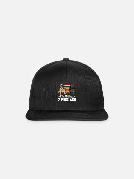 Mops - Snapback Cap - Schwarz/Schwarz