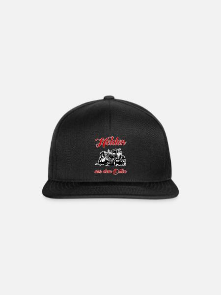 Helden aus dem Osten - Snapback Cap - Schwarz/Schwarz