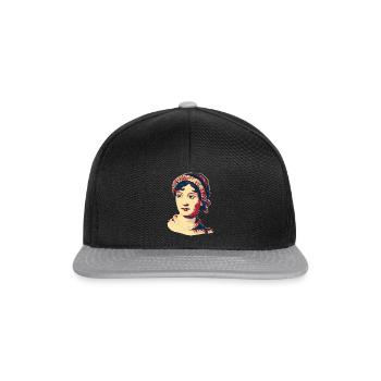 Jane Austen - Snapback Cap - black/grey - Front