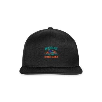 Assez pour moi, je vais faire du karting - Casquette snapback - noir/noir - Devant