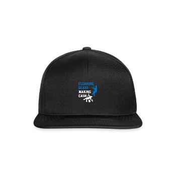 Window Cleaner Industrial Climbing Apparel - Snapback Cap - black/black - Front